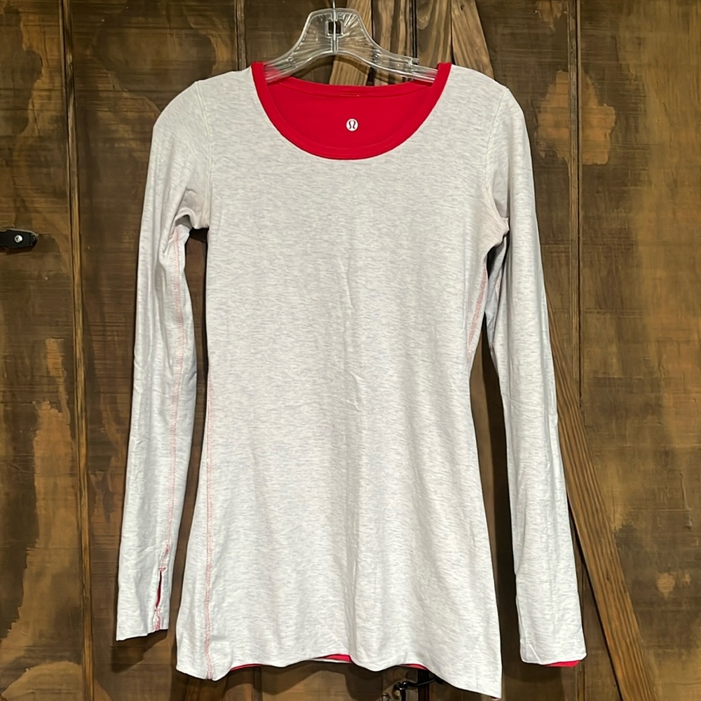 Reversible lulu lemon athletic top